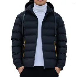 Roupas masculinas de algodão 2023 Autumn Winter Velvet Trend Versão coreana Casaco espessado M-5xl