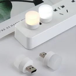 Nattlampor bärbar led USB -plugg mini nattljus säng lamputtag barn baby ögonskydd belysning läsar energi spara