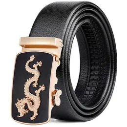 Belts Automatic Buckle Belt Luxury Design Soft Leather Black Men Casual Business Trend Fashion Jeans Men's 160 Cm 140 CmBelts