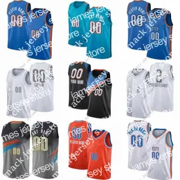 Basketball Jerseys Basketball Jerseys Custom Shai 2 Gilgeous-Alexander Basketball Jerseys 7 Chet Holmgren 3 Josh Giddey Darius Bazley