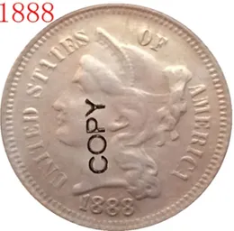 1888 USA Tre cent nickelkopier Metallhantverk Specialgåvor