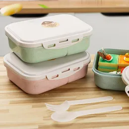 Dinnerware Sets Portable Lunch Box For Picnic Fruit Container Storage Kids Adult Kitchen Micro-wave Oven