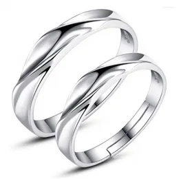 Bröllopsringar Fashion Par Set Claddagh Ring Silver Color Anel Masculino Jewelry for Lover Anillos Mujer Bagues