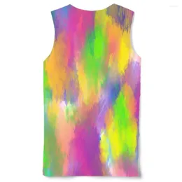 Men's Tank Tops Kid's Graphic Top Boy And Girl 3D Print Sleeveless Rainbow Pattern Galaxy Tees