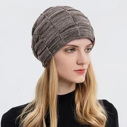 Berretti Cappello da donna chic Elegante berretto antivento foderato in pile ispessito senza tesa