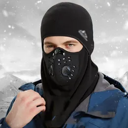 Kaski motocyklowe zimowe maska ​​narciarska Cykl polarowy Polar Termal Hold Winterproof Face Liner Rybel Hat Rybołówstwo