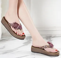 Sandały seksowne kapcie otwarte palce butów plażowe butów kobiety slajdy kobiety lato spośród rozmiaru płaskie sandalias mujer sapato feminino sa0463