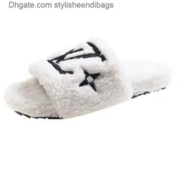 SystlishEndibags Slippers Design Design and Winter Designer Slippers Fashion Wool Slippers Daily Slippers Indoor Cotton Slippers 0126/23