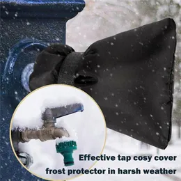 Kitchen Faucets 2pcs Faucet Protective Cover Oxford Cloth Antifreeze Protection Durable Valve Insulation Bag Detachable For Winter Outdoor