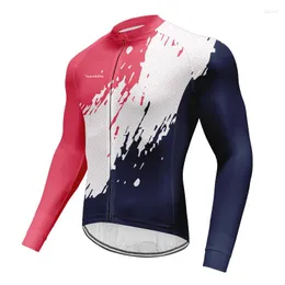 레이싱 재킷 남자 Runchita Pro 자전거 MTB 팀 자전거 저지 셔츠 Ropa Ciclismo Maillot Long Sleeve Cycling Clothing Quick Dry