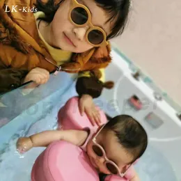Sunglasses 20pcs/lot LongKeeper Fashion Round Kids Girls Retro Children Glasses Baby Boys UV400 Orange Tea Vintage Eyewear