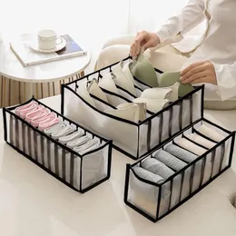Storage Boxes Jeans Compartment Box Clothes Separation Pants Drawer Divider Underwear Socks Organizer Washable
