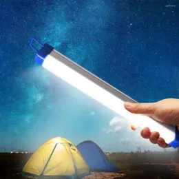 Outdoor Camping Lamp LED Lights Bulb Magnetic USB Rechargeable 20W 40W 60W Multifunction Light For Portable Emergency Tube
