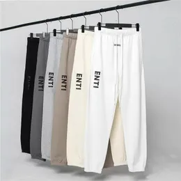 Designer pant fashion sweatpants men's pants pants for women high-end luxury casual sweatpants casual Matcha green coffee brown loose lace-up jogging suit