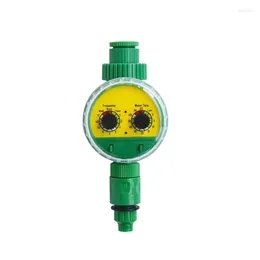 Watering Equipments Double Dial Code Dry Battery Motor Valve Water Timer For House Garden