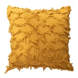 Pillow 45x45cm Modern Solid Color Cotton Linen Case Soft Breathable Sofa Chair Waterproof Covers Home El Decor