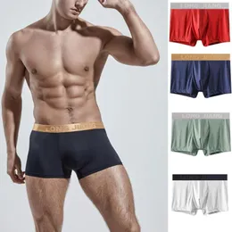 Masy moda miękkie stałe kolory męskie bawełniane bokserki oddychające majtki majtki seksowne bieliznę Cueca Masculina#p3