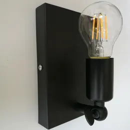 Lampy ścienne vintage lampa osobowość osobowość retro w stylu przemysłowym kreatywny Edison Indoor E27 AC110V 220V 230V