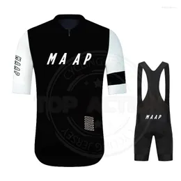 مجموعات السباق 2023 MAAP Pro Team جيرسي ملابس ركوب الدراجات الرجال قمصان صيفية Mtb بلايز أثاث مريلة السراويل الدعاوى Bh Ropa Ciclismo Hombre