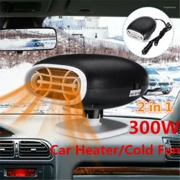 Interiördekorationer 1pc 12v 150W bilbil Auto värmare cool fläkt vindruta fönster demister defroster multifunktion tillbehör styling