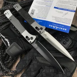 Nowe włoskie mafii w stylu amerykańskiego noże 4170BK 4170 Auto faktów Składanie noża 3.95 "S90V Blade, aluminiowe objawy z włókna węglowego noża 940 Xmas prezent