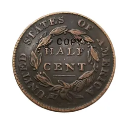 USA dowolna data 1809-1836 klasyczna głowa pół centa kopiuj monety