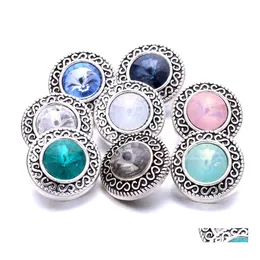 Arts And Crafts Metal Snap Button Clasps Jewelry Findings 18Mm Snaps Buttons Diy Earrings Necklace Bracelet Jewelery Drop Delivery H Dhbeq