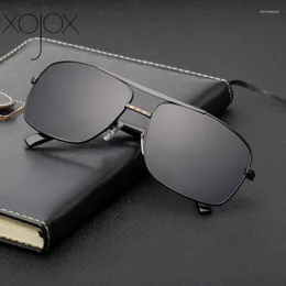 Sunglasses XojoX For Men Retro Metal Square Sun Glasses Men's Brand Designer Fashion Women UV400 Eyewear Gafas De SolSunglasses Belo22