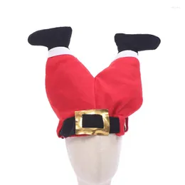 Dekoracje świąteczne wielka oferta zabawny hat czerwony Święty Mikołaj spodnie dorosłych dzieci dekoracja
