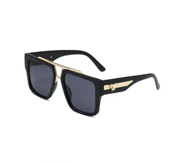 New Mens Summer Sunglasses Man Carti Sunglasse Square Eyewear Conjoined Lenses Frame Mans Goggle Driving UV Black Polarized Sunglass Designe