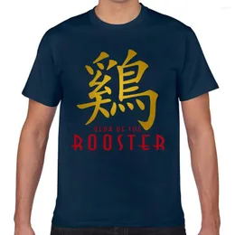 قمصان الرجال تتصدر القميص الرجال الصينيين زودياك العام من الديك المثير هاراجوكو المهوس طباعة الذكور Tshirt xxx