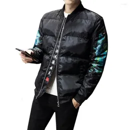 Men's Down Nice Limited Winter Parkas Mens The Original Improved Chinese Wind Embroidered Coat Size Padded Jacket Cotton Clothes M-4XL