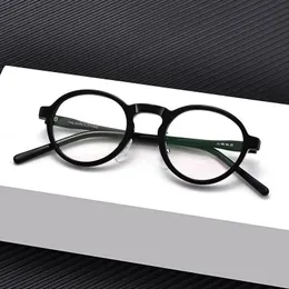 Okulary przeciwsłoneczne ramy retro proste okulary octanowe ramy mężczyźni Wysokiej jakości japońska marka okularów Kobiety moda