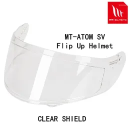 Мотоциклетные шлемы MT Flip Up шлема Atom SV Shield ЗАМЕНА ЗАМЕНИ для оригинальных деталей Внутренние солнцезащитные очки