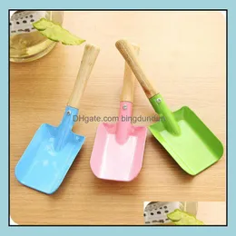 Spade Shovel Mini Gardening Colorf Metal Маленькие садовые аппаратные инструменты для копания детского инструмента SN983 Доставка доставки Home DHFIM