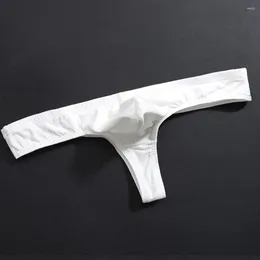 Men Men Seksowne bieliznę bawełniane stringi męski Mężczyzna Onmates Ubrania Niski rozciąganie G-String T-Back Briefs