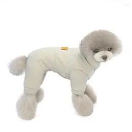 Abbigliamento per cani Abbigliamento casual per animali domestici Cappotto caldo Giacca Tuta a quattro zampe Abbigliamento per cuccioli Costume per cani di piccola taglia