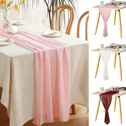 Tischdecke, Chiffon-Läufer, einzigartig, ausgefallen, gute Qualität, romantischer Tüll, Hochzeit, Party, Brautparty, Dekorationen