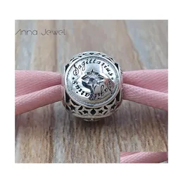 Outras jóias definem encantos de bricolage para fazer o kit sagitário star charme pandora 925 esterling sier bracelets femininos banglles mal olho de malha dh0zf