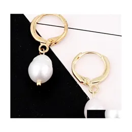 Dangle Chandelier Yup Stylish Korean Geometric Romantic Chic Freshwater Pearls Earrings Elegant Charm Trendy Women Party Jewelry G Dh01K