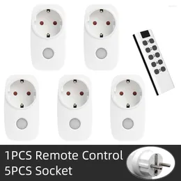 433Mhz Wireless Remote Control Switch Smart Socket EU French Plug 220V 16A  Electrical Outlet And Universal Switches For Lamp