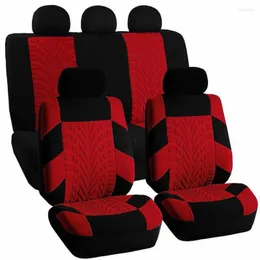 Capas de assento de carro Capa vermelha-capa de assento Protetor da maioria dos acessórios internos 2