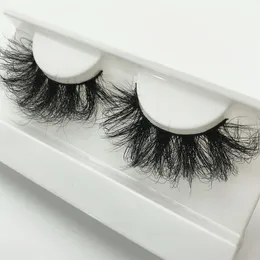 False Eyelashes Buzzme Wispy 18-22mm Fluffy Real Mink Lashes 수제 메이크업 뷰티 커스텀 속눈썹 PackagingFalse