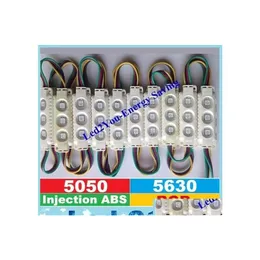 LED -moduler RGB -lägen White/Black Shell Waterproof IP65 3LEDS 5050 Injektion ABS Plast 1,5W StoreFront Light 160 Vinkel Drop Delive OT57E