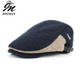 Berets JOYMAY Winter Cotton Caps For Men Casual Peaked Hats Casquette Cap Y0351