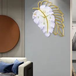 Väggklockor nordisk stil harts modern design minimalistisk batteri drivs horloge mural dekorwall