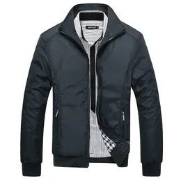 Men's Jackets Spring Autumn Casual Mens Plus Size 5XL Jaqueta Masculina Sportswear Bomber Jacket Mandarin Collar HommeMen's