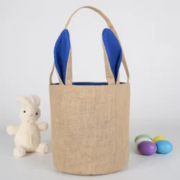 Confezione regalo Ottima borsa da imballaggio Durevole Goody Single Handle Ear Cookie Easter Basket Juta