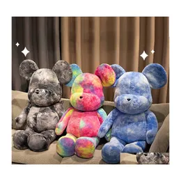 Novelty Games 60Cm Bearbrick Big Size Lovely Kawaii Violence Bear Doll Plush Toy Nt Brickbear Teddy Pillow Stuffed Child Cute Gift D Dh7G2