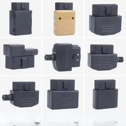 Bilhane Connector OBD2 16PIN GULD-PLATED CURVED NEELD OBD Plug 1pcs